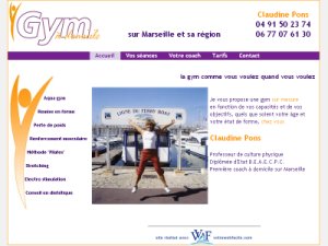 Claudine Pons, prof de gym à domicile à Marseille