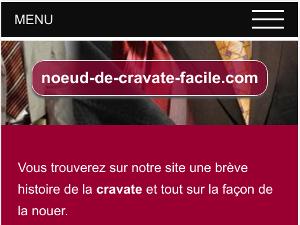 Site d'information sur les cravates